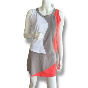 Bollé High Performance 2 Piece Tennis, Pickleball Set Top & Skort. Women’s SZ M